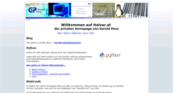 Desktop Screenshot of halvar.at
